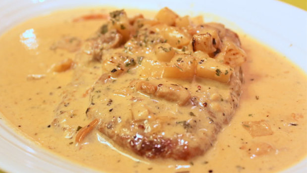 Beef Escalope With Cream Sauce Recipe