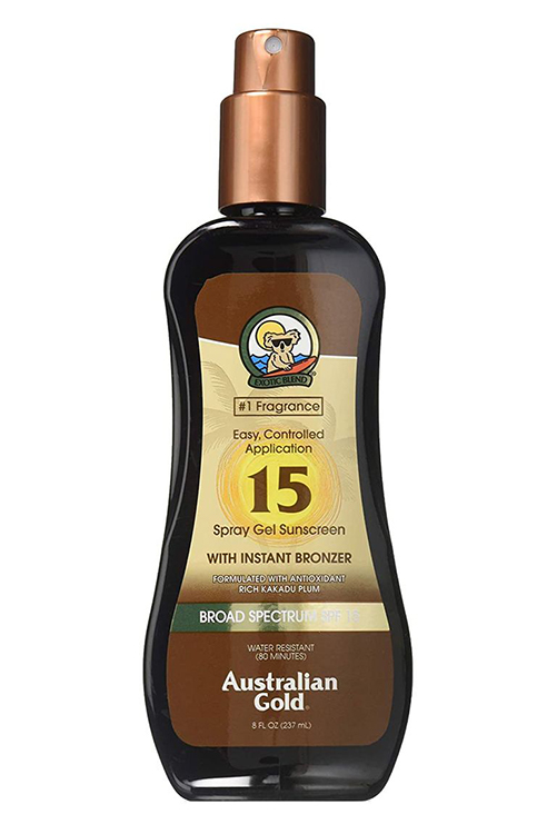 Australian Gold tanning oil