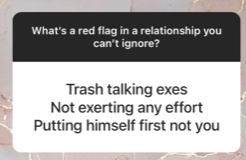 Red flags in a relationship 