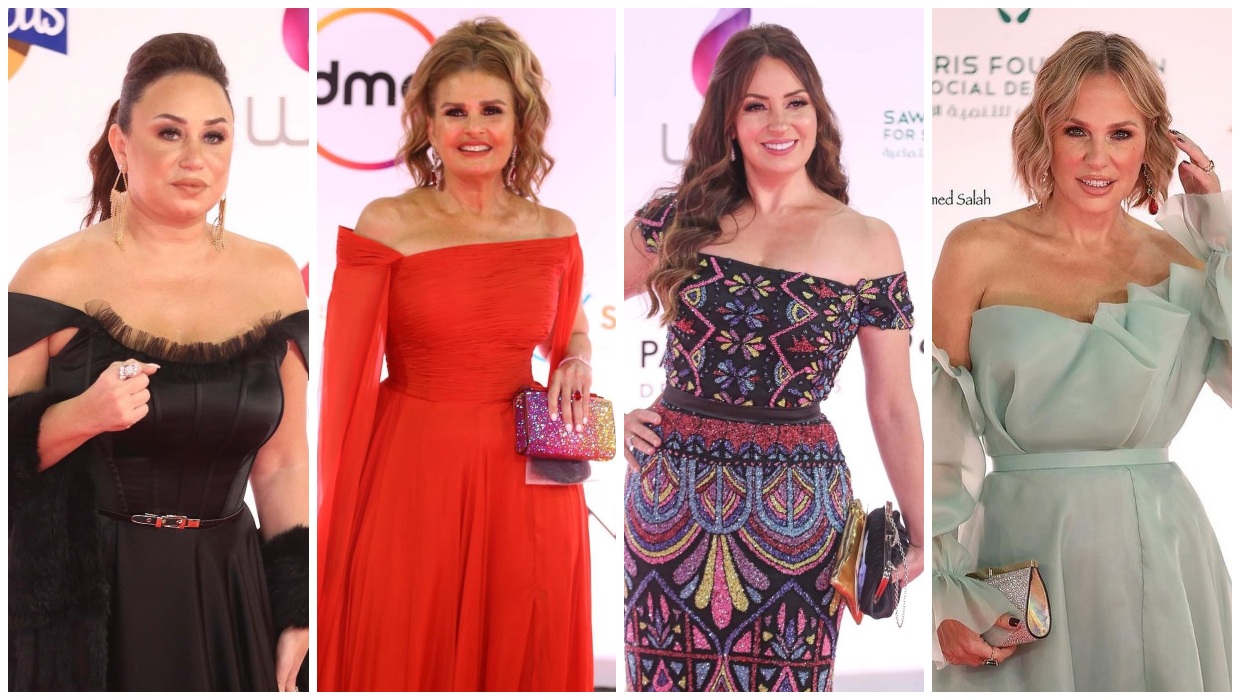 Cairo International Film Festival 2020 red carpet dresses