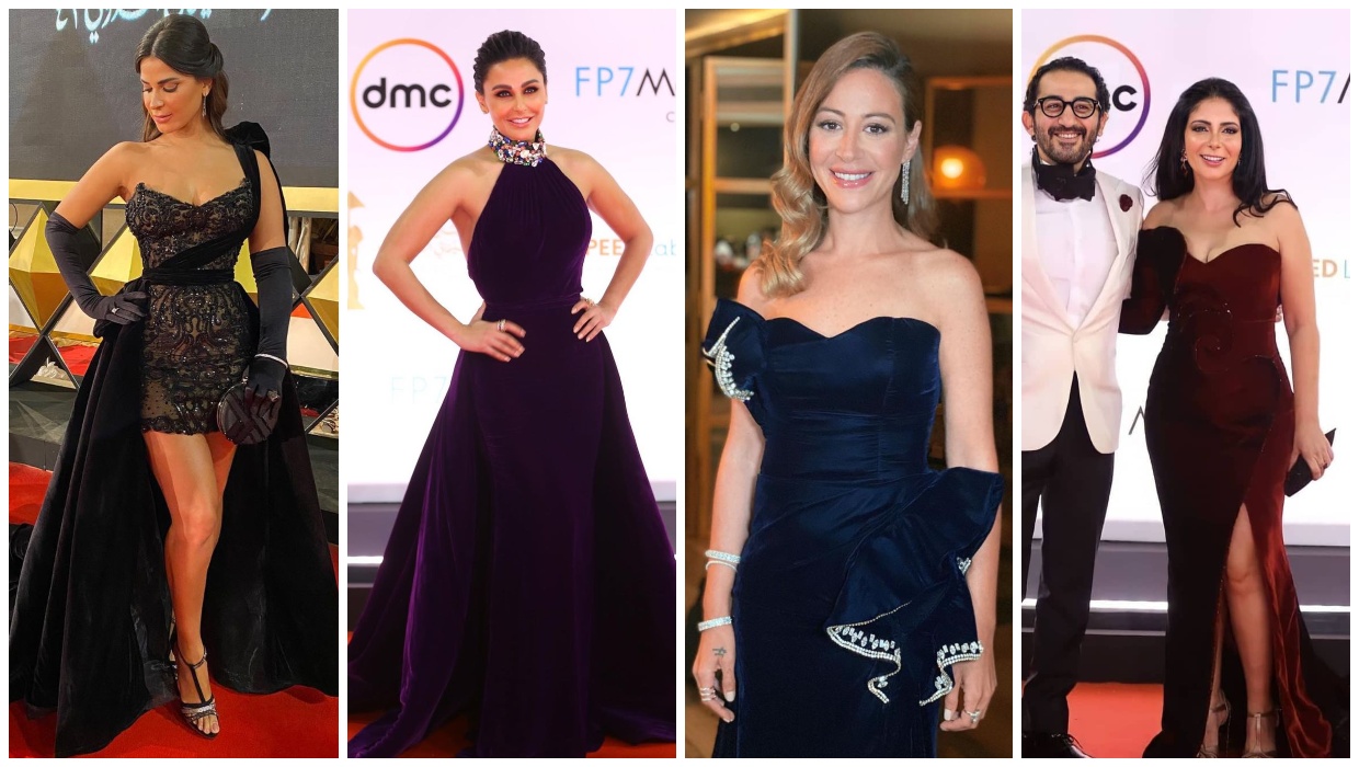 Cairo International Film Festival 2020 red carpet dresses