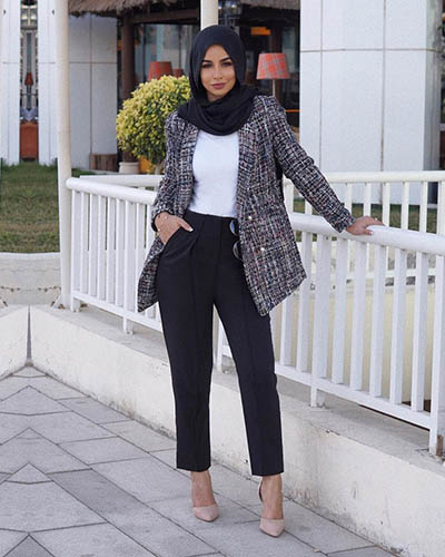 Hijab outfit ideas 2018 - job interview outfits - hijab fashion blogger