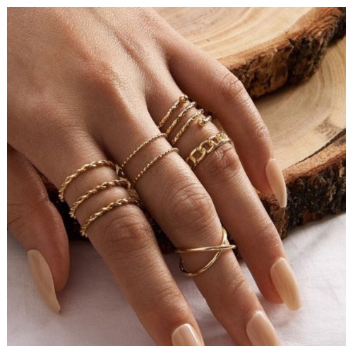 How to stack up rings